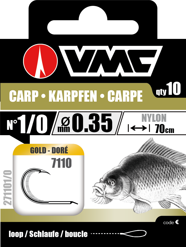 VMC AMO CARPA GOLD MONTATO NYLON