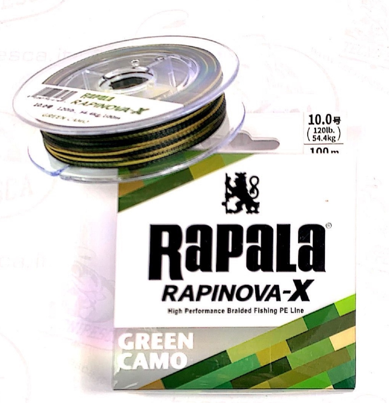 RAPALA RAPINOVA X GREEN CAMO 100M