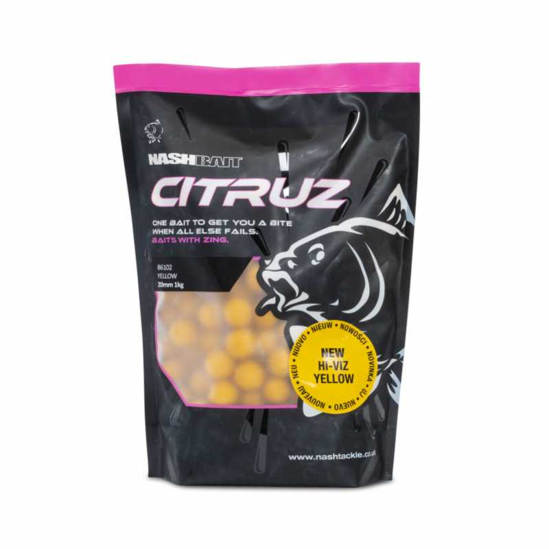 Nash Citruz Boilies Yellow