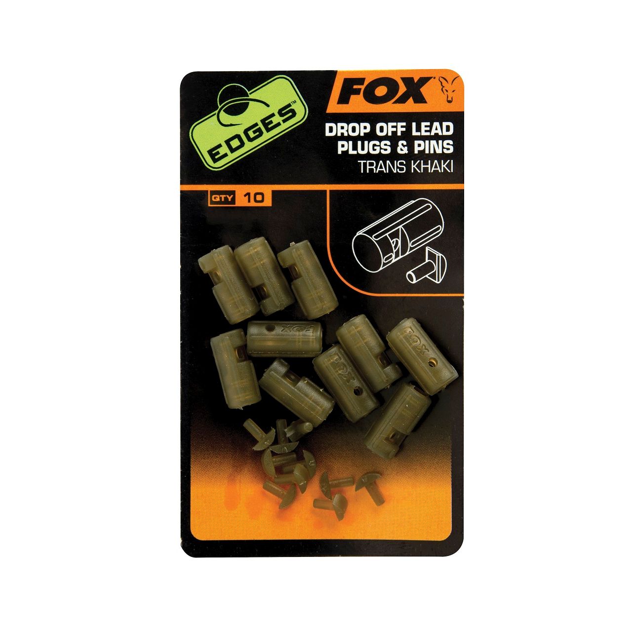 fox EDGES DROP OF LEAD PLUGS & PINS