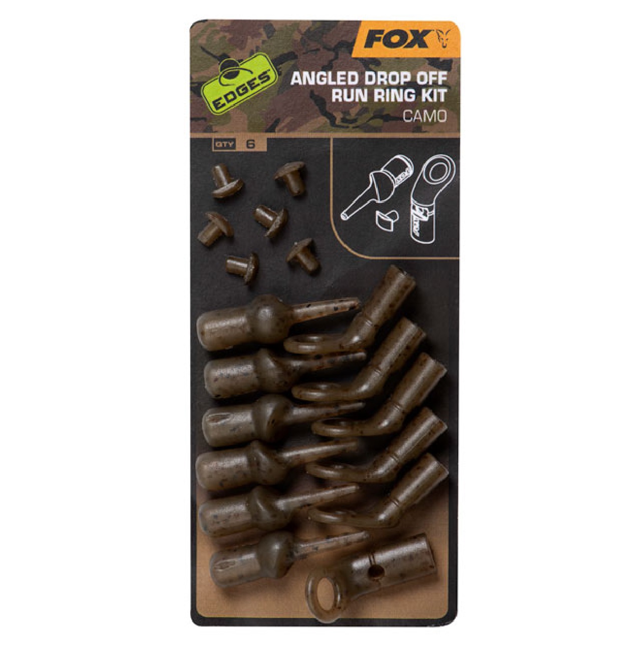 fox ANGLED DROP OFF RUN RING KIT CAMO