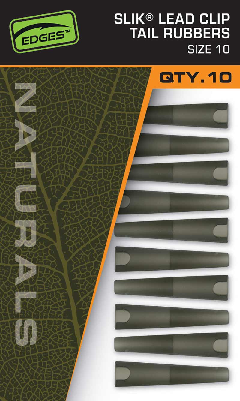 fox EDGES™ Naturals Slik Lead Clip Tail Rubber -