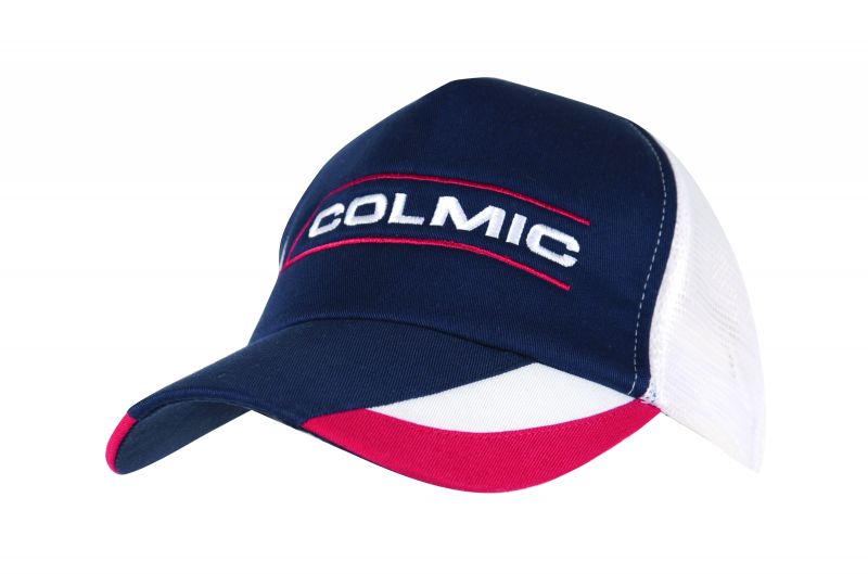 colmic CAPPELLO BLU-BIANCO C/RETE