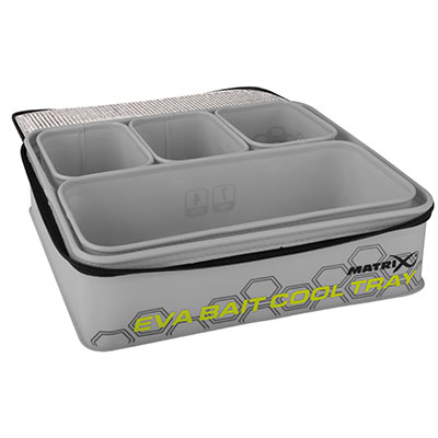 matrix Matrix EVA  Bait Cooler Tray (light grey) (inc 4 tubs)